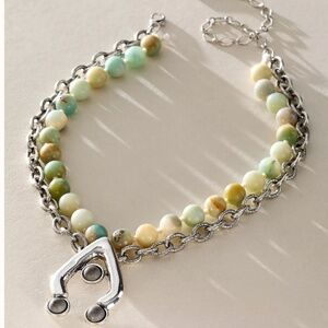 Free People Ariana Ost Think Im Dreaming Necklace Light Blue